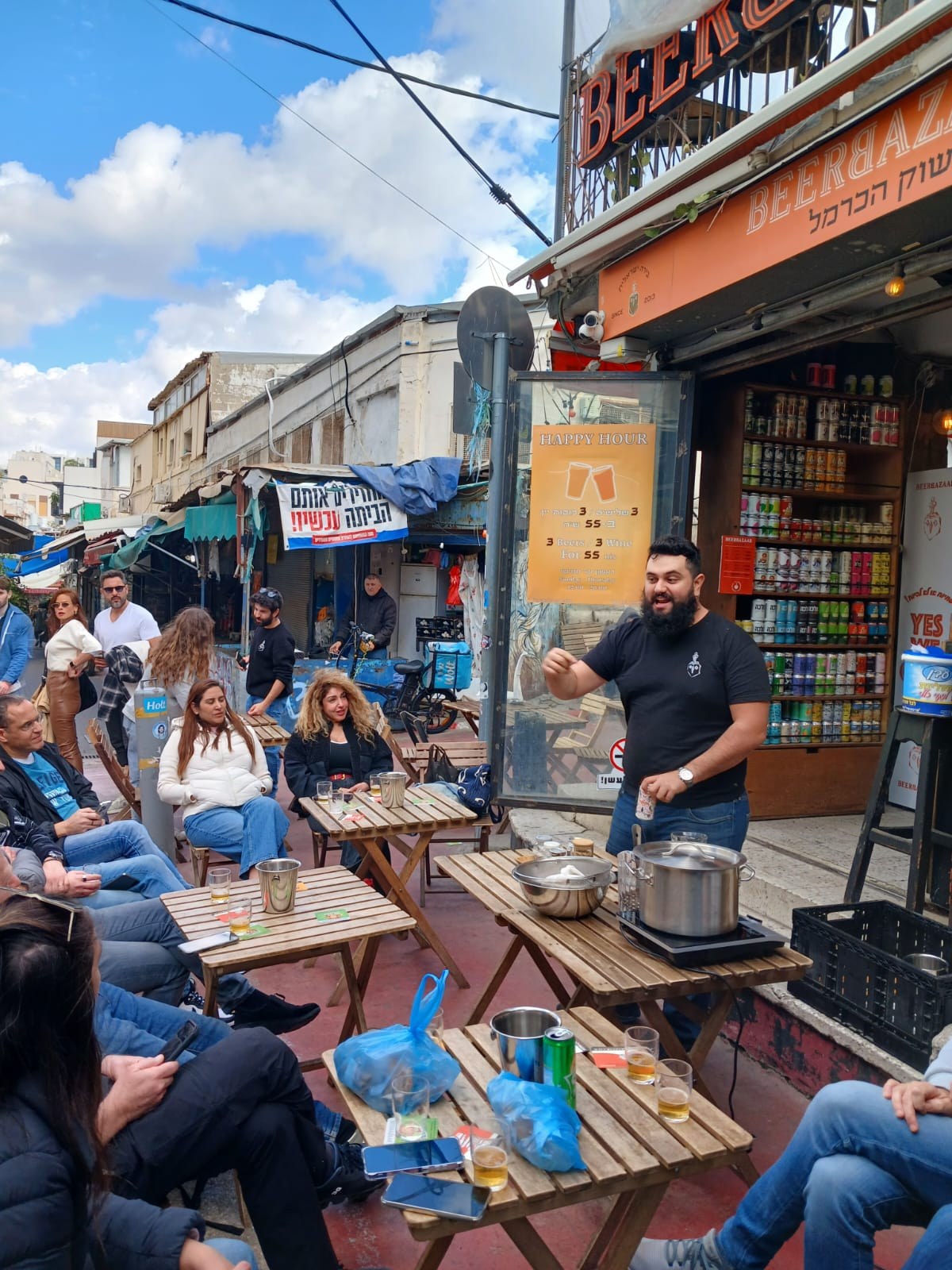יום גיבוש בירבזאר אורבני בתל אביב: "מטיילים עם הדודה" — תמונה מהשטח